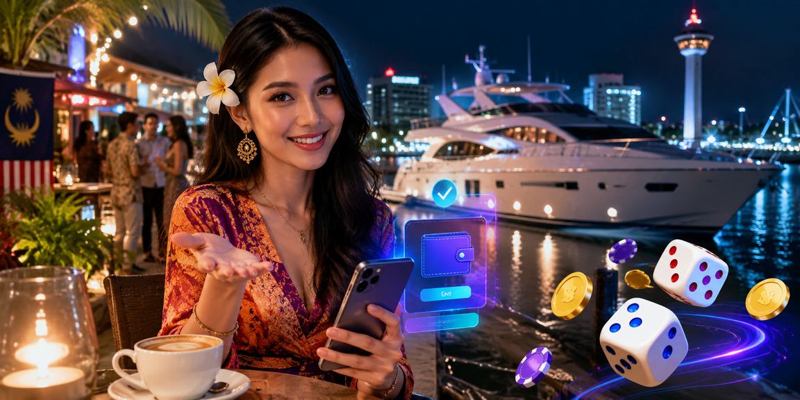 Permainan dadu dalam talian d90 dalam suasana Malaysia yang meriah